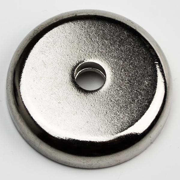 Super starker Magnet rund 36mm mit Loch für Kunststoffbox M ca. 40kg Zugkraft